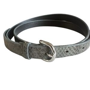 Wilfred leather snakeskin print skinny belt size M excellent condition